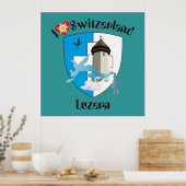 Luzern Schweiz Zwitserland Poster (Keuken)