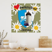 Luzern Schweiz Zwitserland Poster (Keuken)