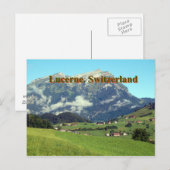 Luzern Zwitserland Briefkaart (Voorkant / Achterkant)