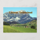 Luzern Zwitserland Briefkaart (Voorkant)