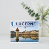 Luzern - Zwitserland Briefkaart (Staand voorkant)