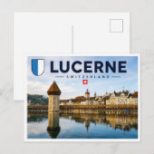 Luzern - Zwitserland Briefkaart (Voorkant / Achterkant)