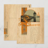 LUZERN - Zwitserland ~ Briefkaart (Voorkant / Achterkant)