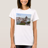 Luzern, Zwitserland (ca. 1900) T-shirt (Voorkant)