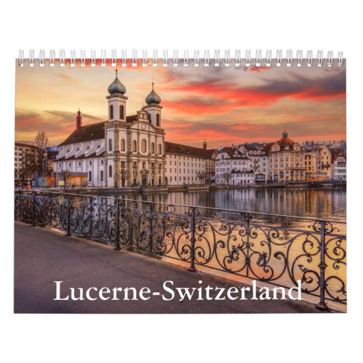Luzern-Zwitserland kalender (Hoes)