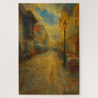 Luzern Zwitserland Oude Stad Schemering Kunstpuzze Legpuzzel