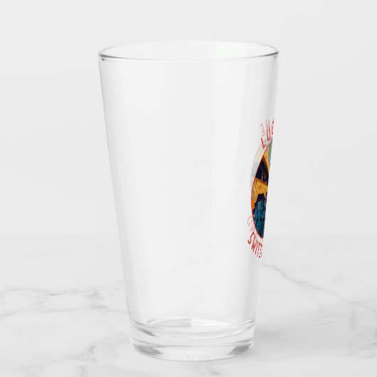 Luzern Zwitserland Retro Distressed Circle Glas (Rechts)