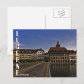 Luzerne Briefkaart Zwitserland (Voorkant / Achterkant)
