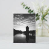 Luzerne Chapel Bridge zonsopgang Briefkaart (Staand voorkant)
