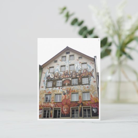 luzerne geschilderd briefkaart (Staand voorkant)