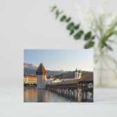 Luzerne overdekte brug briefkaart (Staand voorkant)