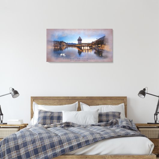 Luzerne - Wrapped Canvas (Insitu (Slaapkamer))