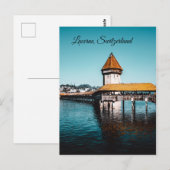 Luzerne, Zwitserland Briefkaart (Voorkant / Achterkant)