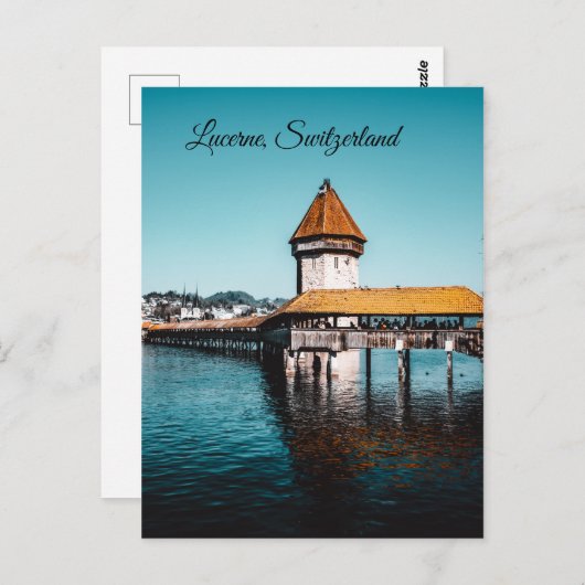 Luzerne, Zwitserland Briefkaart (Voorkant / Achterkant)
