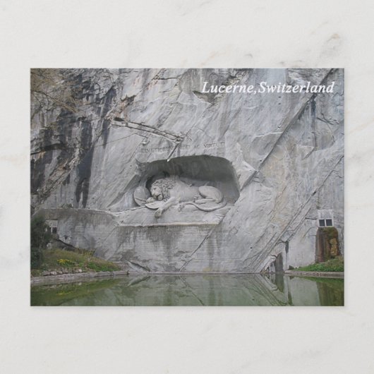 Luzerne, Zwitserland Briefkaart (Voorkant)