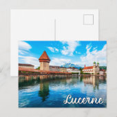 Luzerne, Zwitserland Briefkaart (Voorkant / Achterkant)
