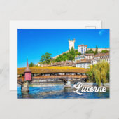 Luzerne, Zwitserland Briefkaart (Voorkant / Achterkant)