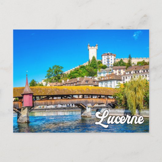Luzerne, Zwitserland Briefkaart (Voorkant)