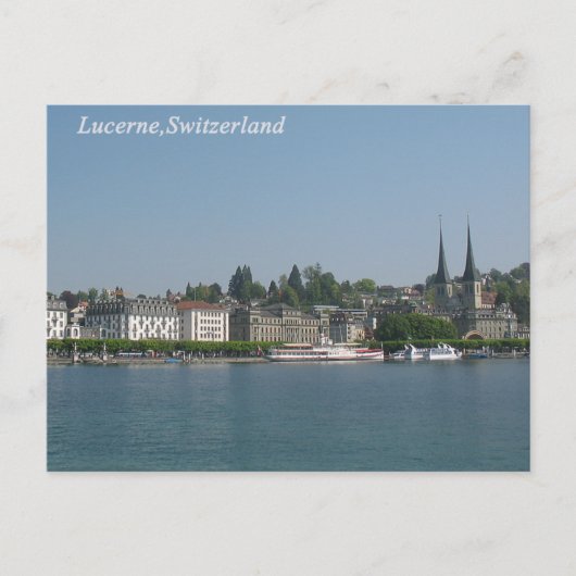 Luzerne, Zwitserland Briefkaart (Voorkant)