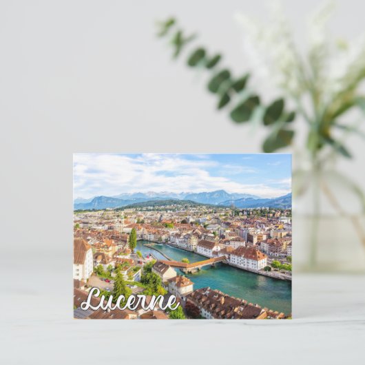 Luzerne, Zwitserland Briefkaart (Staand voorkant)