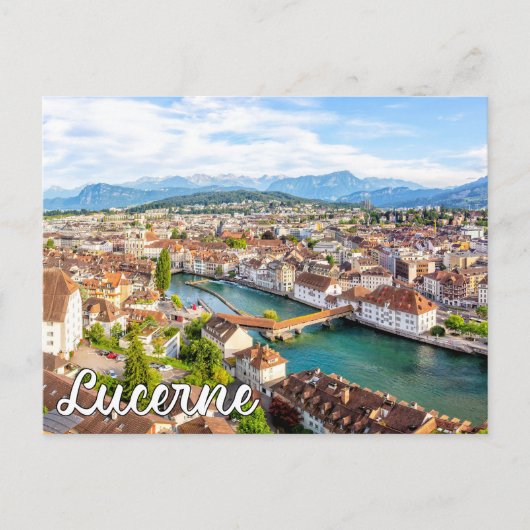 Luzerne, Zwitserland Briefkaart (Voorkant)