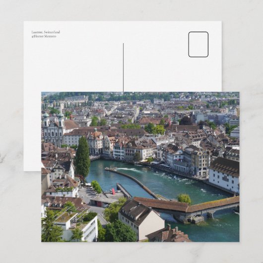 Luzerne, Zwitserland Briefkaart (Voorkant / Achterkant)