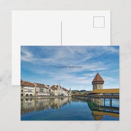 Luzerne, Zwitserland Briefkaart (Voorkant / Achterkant)