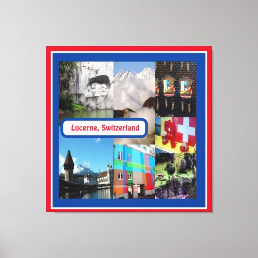 Luzerne, Zwitserland Canvas Afdruk (Voorkant)