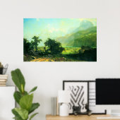 Luzerne Zwitserland door Bierstadt Poster (Thuiskantoor)