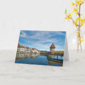 Luzerne, Zwitserland Kaart (Gele Bloem)