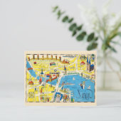 Luzerne Zwitserland Kleurrijke Kaart (Staand voorkant)