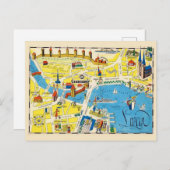 Luzerne Zwitserland Kleurrijke Kaart (Voorkant / Achterkant)