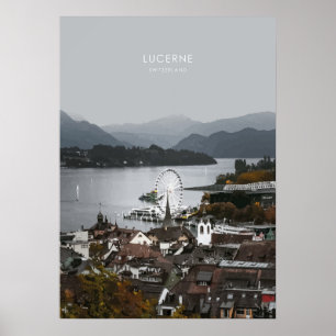 Luzerne, Zwitserland Reiswerk Poster