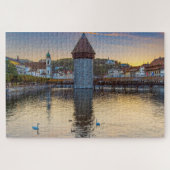 Luzerne, Zwitserland te Dusk Legpuzzel (Horizontaal)