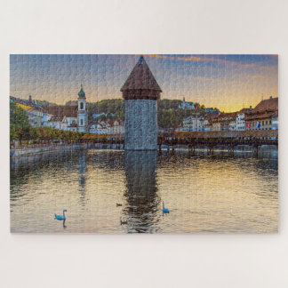 Luzerne, Zwitserland te Dusk Legpuzzel