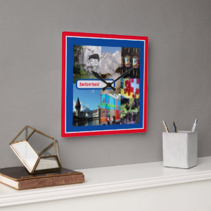 Luzerne, Zwitserland Vierkante Klok