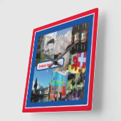 Luzerne, Zwitserland Vierkante Klok (Hoek)