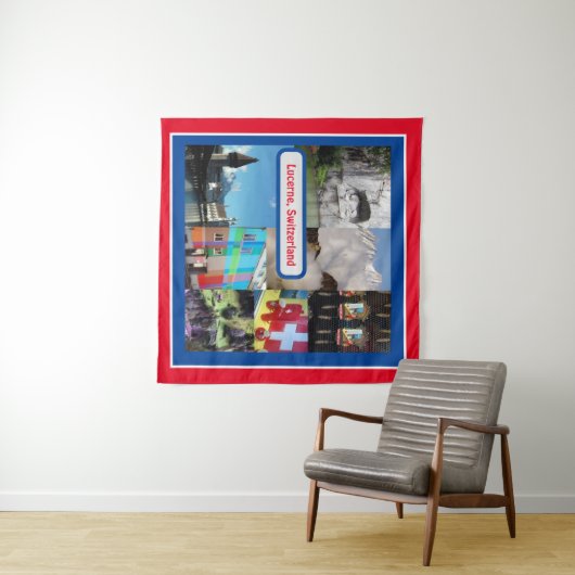 Luzerne, Zwitserland Wandkleed (In Situ (horizontaal))