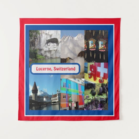 Luzerne, Zwitserland Wandkleed (Voorkant)