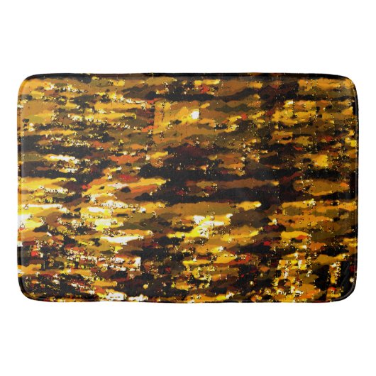 Luzes foscas de vela sob uma placa de gelo badmat (Voorkant)