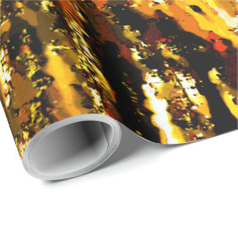 Luzes foscas de vela sob uma placa de gelo cadeaupapier