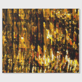 Luzes foscas de vela sob uma placa de gelo cadeaupapier (Vlak)