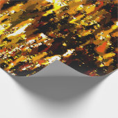 Luzes foscas de vela sob uma placa de gelo cadeaupapier (Hoek)