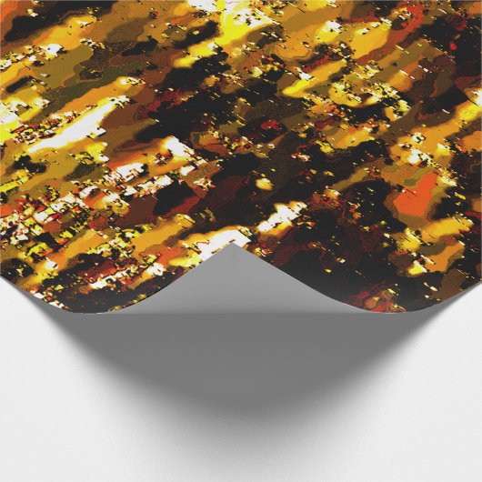 Luzes foscas de vela sob uma placa de gelo cadeaupapier (Hoek)