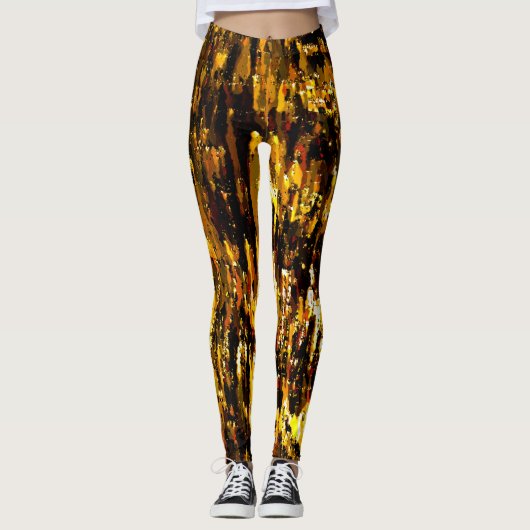 Luzes foscas de vela sob uma placa de gelo leggings (Voorkant)