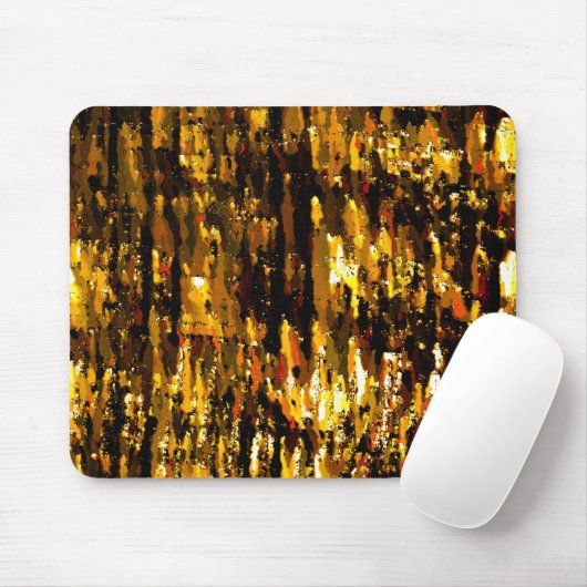 Luzes foscas de vela sob uma placa de gelo muismat (Met muis)