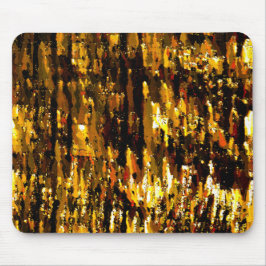 Luzes foscas de vela sob uma placa de gelo muismat