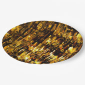 Luzes foscas de vela sob uma placa de gelo papieren bordje (Gekanteld)