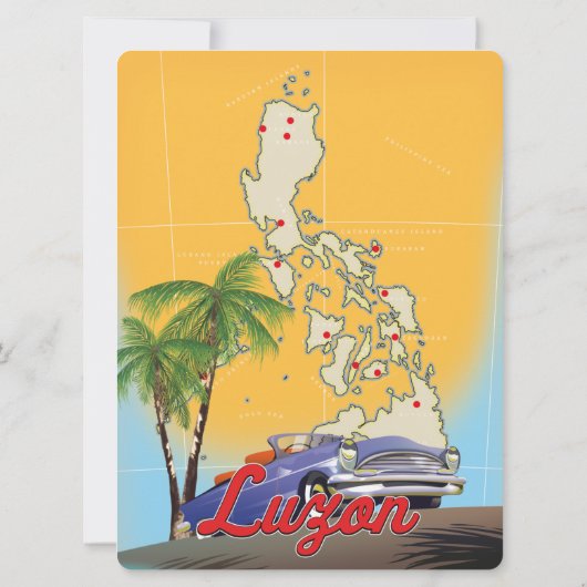 Luzon Filipijnen Reisposter (Achterkant)
