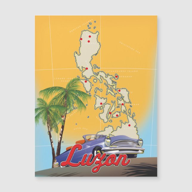 Luzon Filipijnen Reisposter (Voorkant)